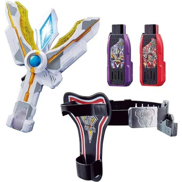 Ultraman Trigger DX Set Strongest Build asli Bandai TDXQ-0012