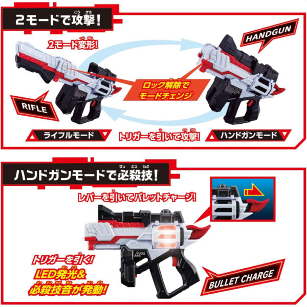 Kamen Rider Geats DX Magnum Shooter 40X Orisinil Bandai 