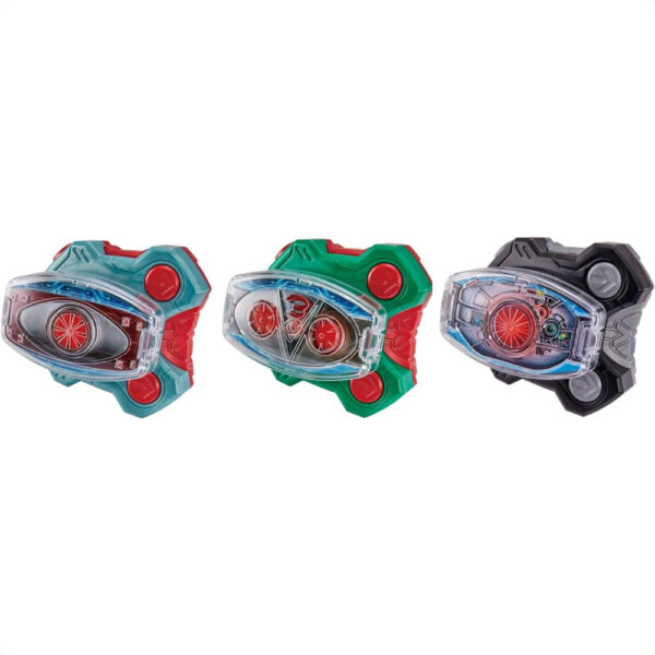 Kamen Rider Gears Limited Legend Raise Buckle DX Typhoon & Double Typhoon & Kingstone Raise Buckle Set 3pcs Bandai lengkap