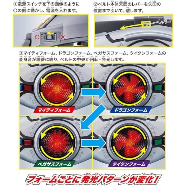 Kamen Rider Legend Transformation Belt Series - Kuuga Arcle Bandai Orisinil TDXQ-0076