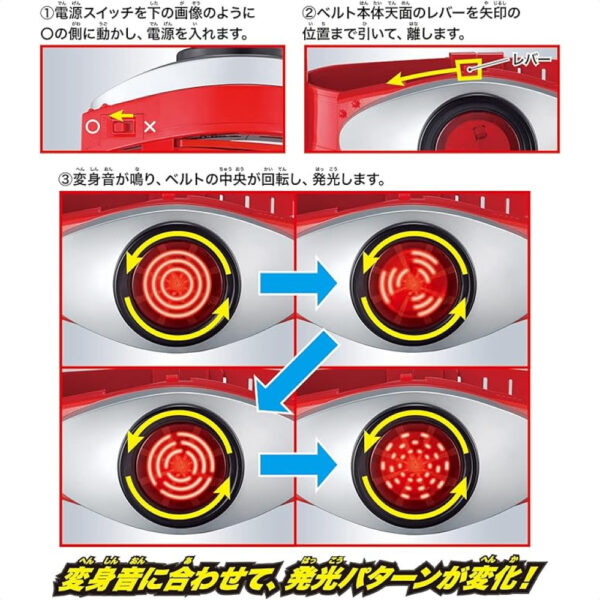 Kamen Rider Legend Transformation Belt Series - Ichigo Typhoon Bandai elite 2023