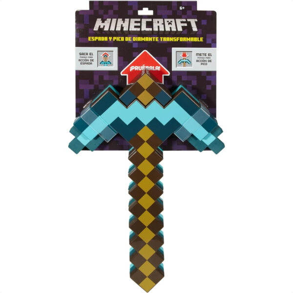 Transforming Weapon Diamond Sword Pickaxe FCW14 asli MATTEL 