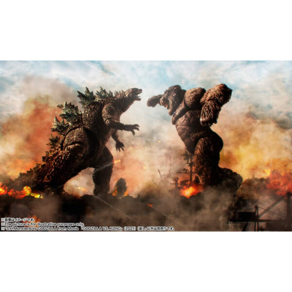 S.H. MonsterArts Godzilla from Godzilla vs. Kong (2021) resmi asli TAMASHII NATIONS