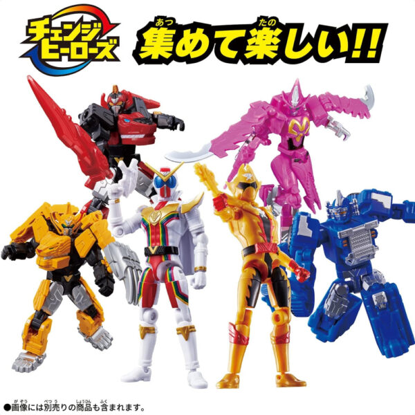 Kikai Sentai Zenkaiger Change Heroes Two Kaiser Ohran Form & Shinken Form Set 16 cm asli Bandai