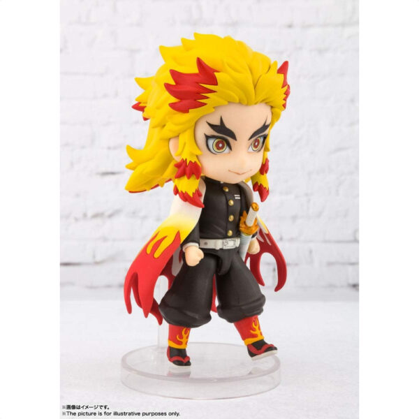 Action Figure Figuarts mini Kyojuro Rengoku 90mm Tamashii Nations Bandai unik lucu