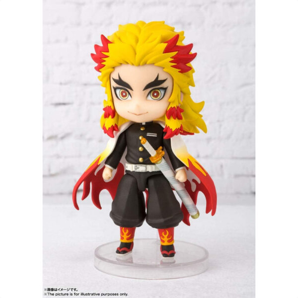 Action Figure Figuarts mini Kyojuro Rengoku 90mm Tamashii Nations Bandai unik lucu