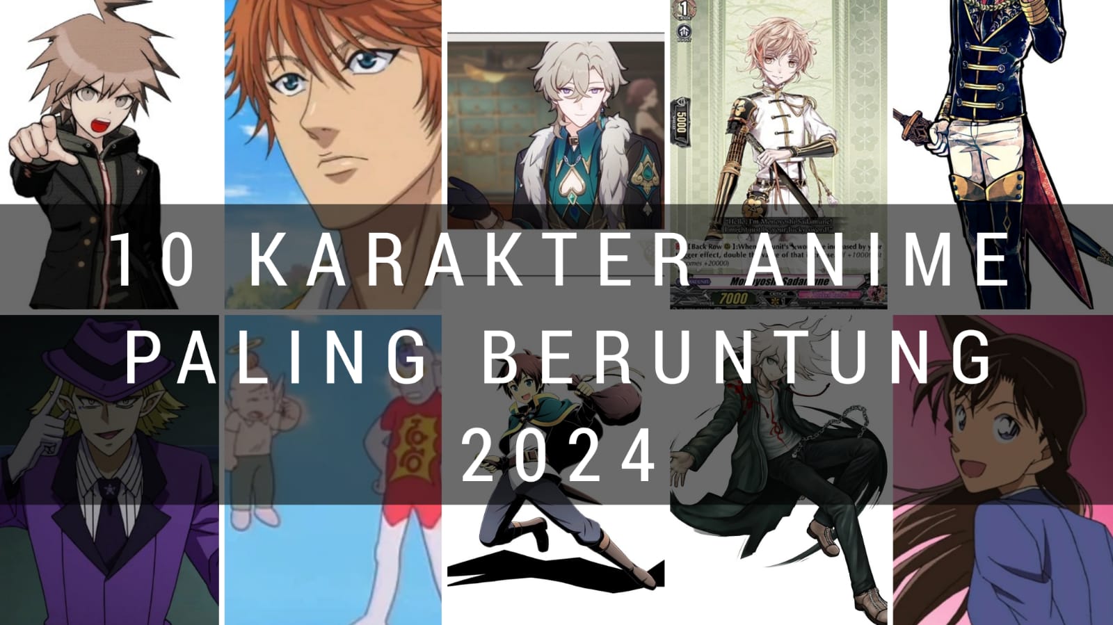 10 Karakter Anime Paling Beruntung Versi Penggemar Tahun 2024 - TITIP