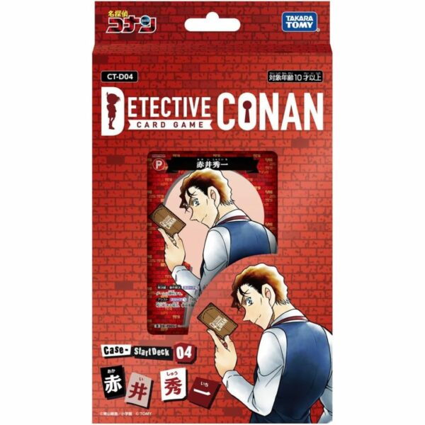 [Kartu] TAKARA TOMY Detective Conan TCG Deck and Sleeve Set Shuichi Akai (CT-D04) Asli by Gosho Aoyama