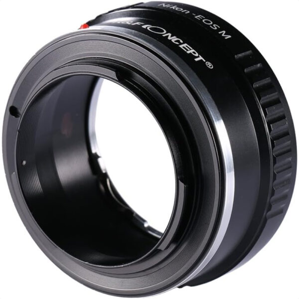 K & F Concept Lens Mount Adapter Adaptor KF-NFEM (Nikon F mount lens to Canon EF-M) Ubah Kamera Canon EF-M Anda Menjadi Lebih Fleksibel/ Luwes ! (EVCS-0624001)