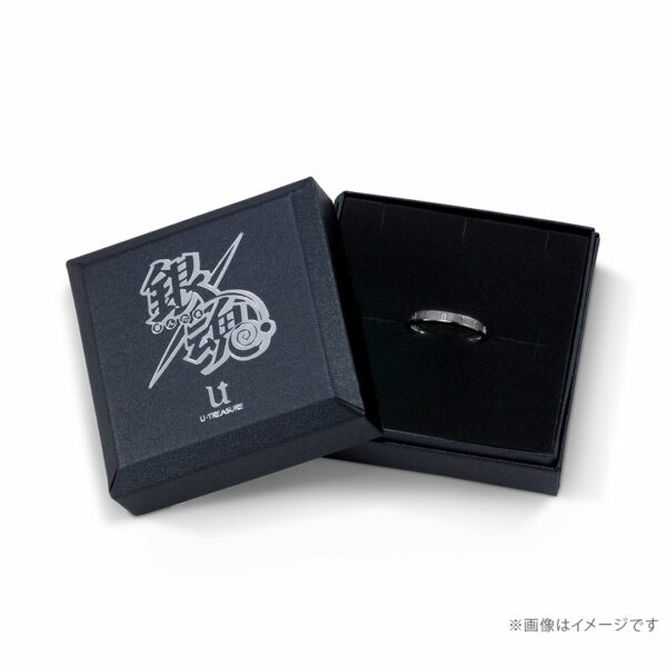 [Ring] U-Treasure Gintama Ring Toshiro Hijikata Silver (Black Coated) (2024) Kualitas Tinggi