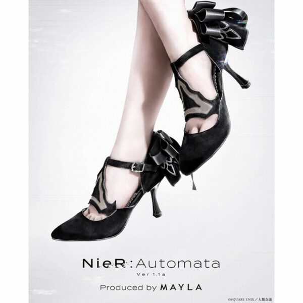 [Sepatu Wanita] MAYLA x Nier Automata Ver1.1a Iconic Shoe Object Pumps (PO-2024) Eksklusif Fashion