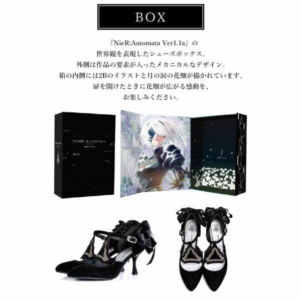 [Sepatu Wanita] MAYLA x Nier Automata Ver1.1a Iconic Shoe Object Pumps (PO-2024) Eksklusif Fashion