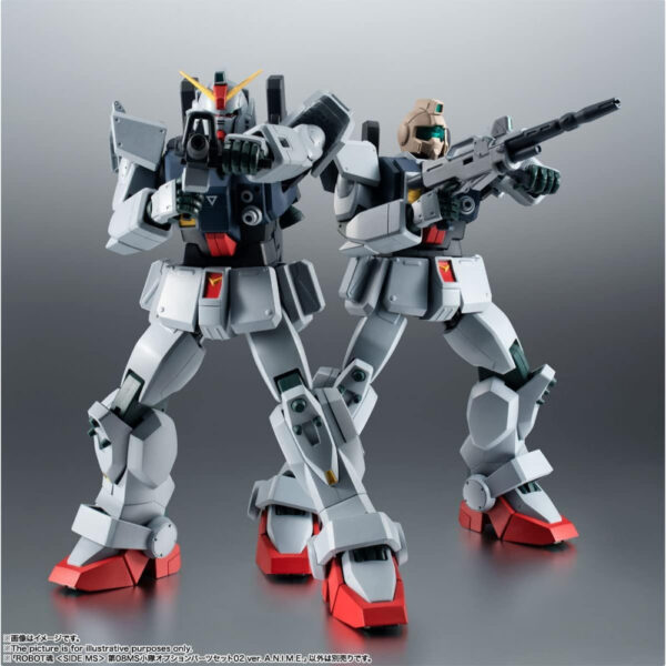 Figure Robot Spirit Platoon Side MS 08 MS Platoon Option Parts Set 02 Version A.N.I.M.E. ABS BANDAI superior