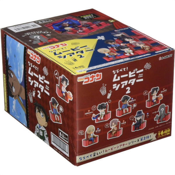 Figure Anime Rement Detective Conan Movie Theater 2 complete set lengkap Re-Ment 