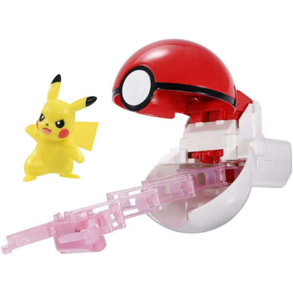 Figure Pokemon Moncolle Pikachu Pokeball asli Takara Tomy (TFGQ-0072)