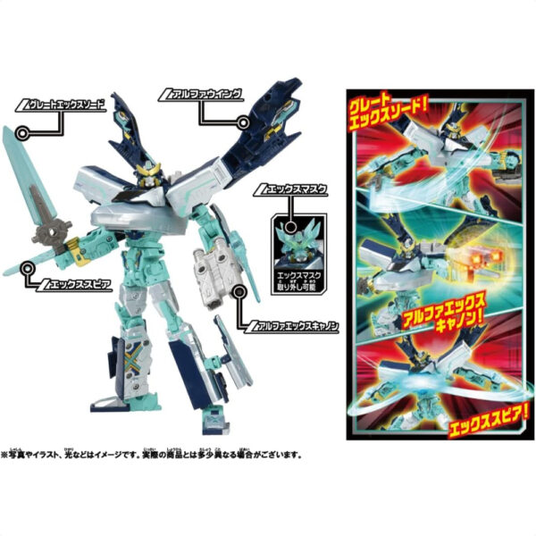 Figure Plarail Shinkalion Z AlphaX asli resmi Takara Tomy 2022