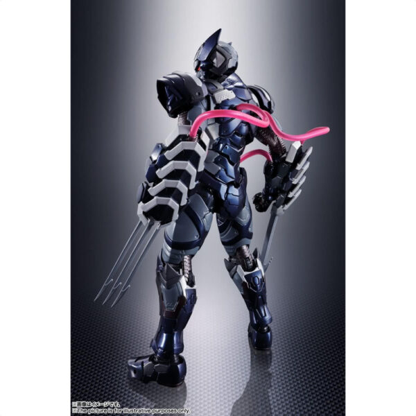 Figure S.H. Figuarts Tech on Avengers Venom Symbiot Wolverine Marvel 160mm Tamashii Nations terjamin