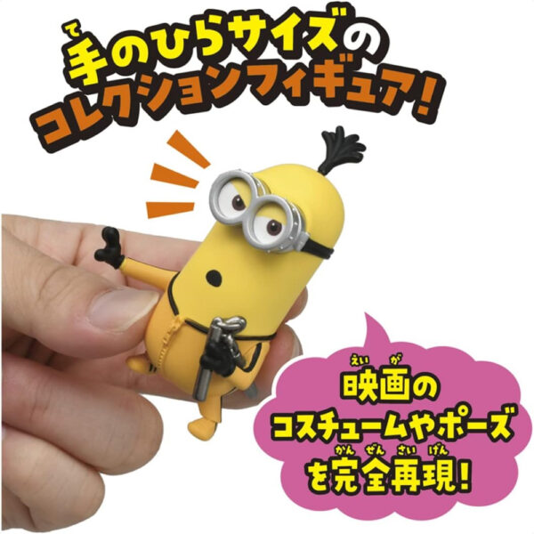 Figure Minion Hachakore Minion 05 Kevin (Kung Fu) Takara Tomy ekspresinya lucu