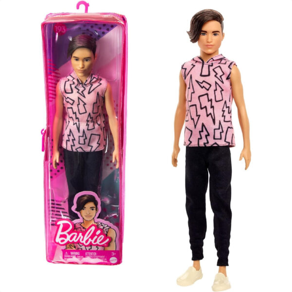 Boneka Barbie Ken Fashionista Inazuma Hoodie Unik (rilis model 2022)