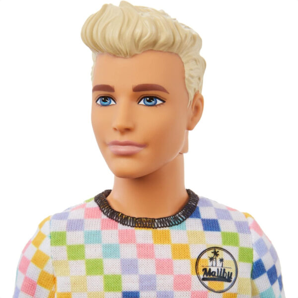 Boneka Barbie Ken Fashionista Colorful T-Shirt (rilis model 2022) di sini kualitas lebih bagus