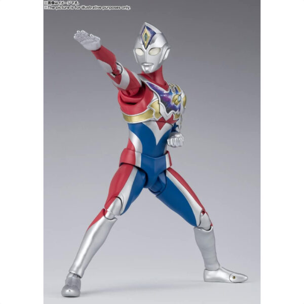 Figure S.H. Figuarts Ultraman Decker Flash Type 150mm resmi Official TAMASHI NATIONS, BANDA