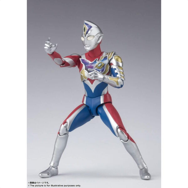 Figure S.H. Figuarts Ultraman Decker Flash Type 150mm resmi Official TAMASHI NATIONS, BANDA