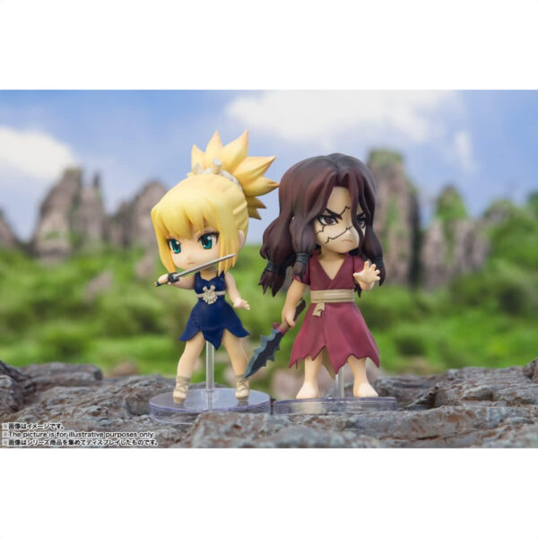 Figure Figuarts Mini Dr. Stone Kohaku 110mm Tamashii Nations Figur Lucu dan Menggemaskan