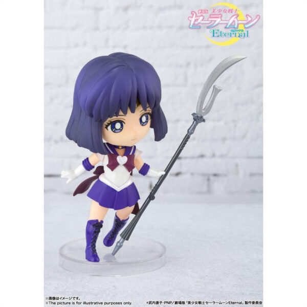 Figure anime Mini Figuarts Sailor Moon Super Sailor Saturn 80mm TAMASHII NATIONS jaminan belanja sampai