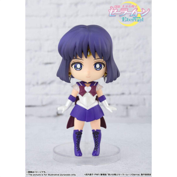 Figure anime Mini Figuarts Sailor Moon Super Sailor Saturn 80mm TAMASHII NATIONS jaminan belanja sampai