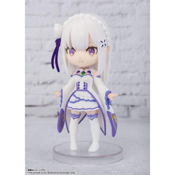 Figure anime Re:ZERO Figuarts Mini Emilia 90mm TAMASHII NATIONS Dapatkan sekarang dan lengkapi koleksimu