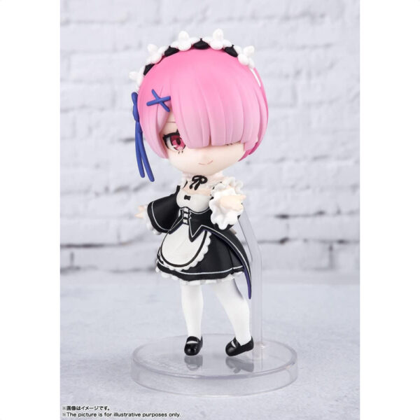 Figure anime Re:ZERO Figuarts Mini Ram 90mm TAMASHII NATIONS Dapatkan sekarang dan lengkapi koleksimu