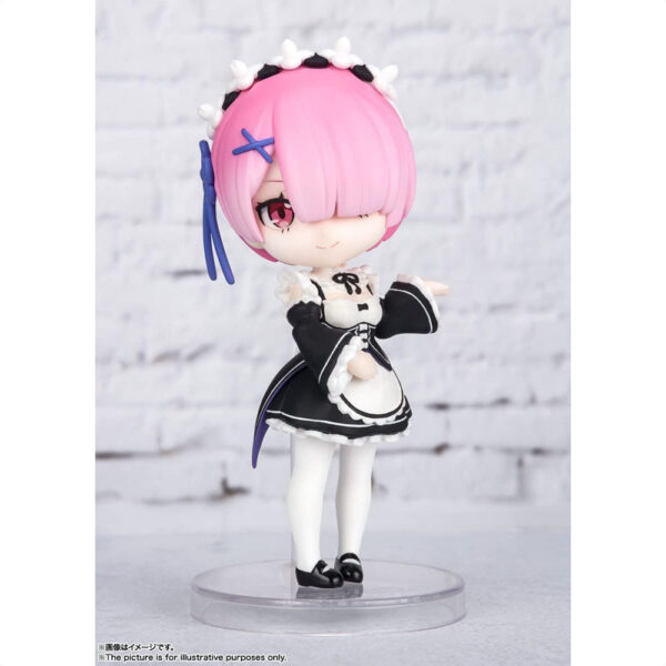 Figure anime Re:ZERO Figuarts Mini Ram 90mm TAMASHII NATIONS Dapatkan sekarang dan lengkapi koleksimu