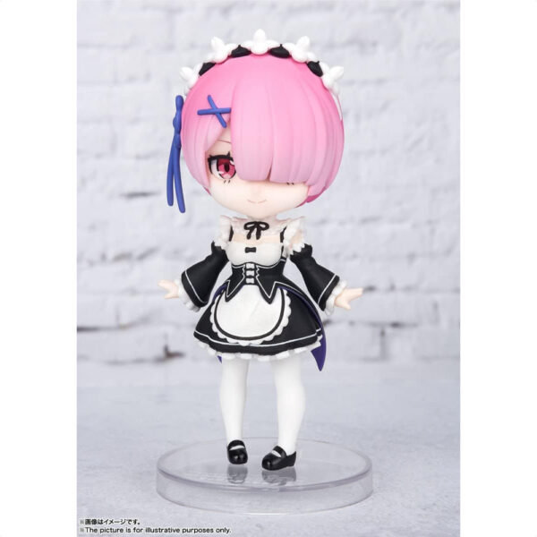 Figure anime Re:ZERO Figuarts Mini Ram 90mm TAMASHII NATIONS Dapatkan sekarang dan lengkapi koleksimu