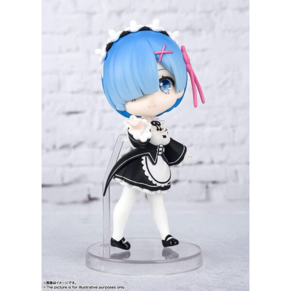 Figure anime Re:ZERO Figuarts Mini Rem Remu 90mm TAMASHII NATIONS Dapatkan sekarang dan lengkapi koleksimu