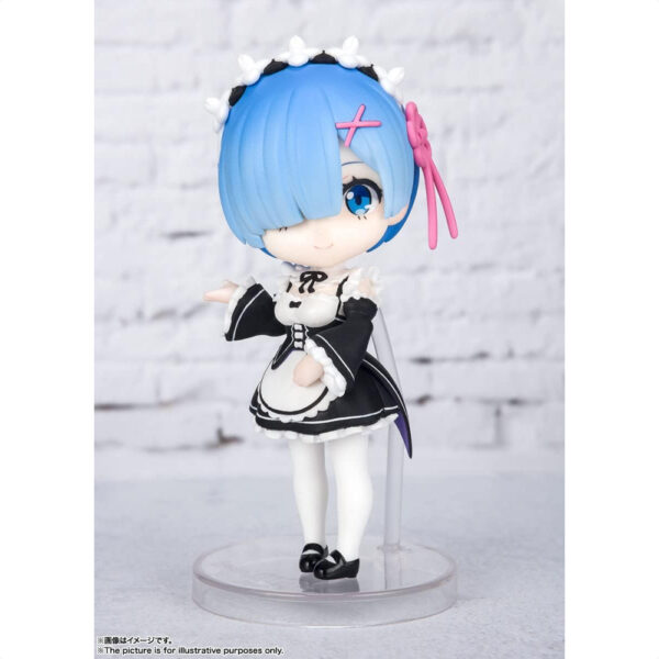 Figure anime Re:ZERO Figuarts Mini Rem Remu 90mm TAMASHII NATIONS Dapatkan sekarang dan lengkapi koleksimu