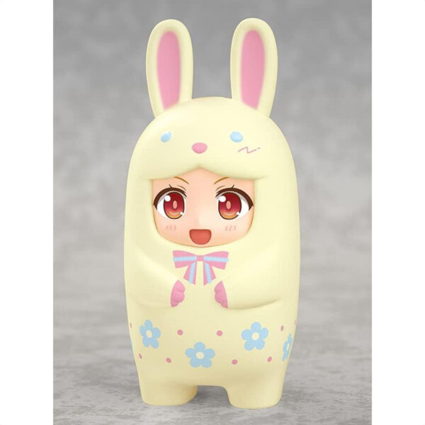 Nendoroid More Face Parts Case Rabbit Happiness Simpan dan Tampilkan Bagian Wajah Nendoroid Anda dengan Casing Kigurumi 100mm GOODSMILE