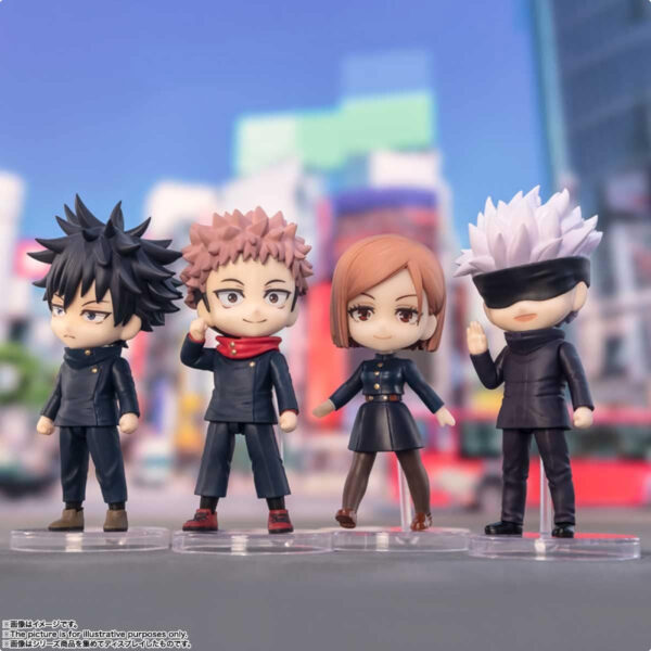 Figuarts Mini Jujutsu Kaisen Nobara Kugisaki Pahlawan Penyihir dalam Seukuran Telapak Tangan 90mm BANDAI SPIRITS