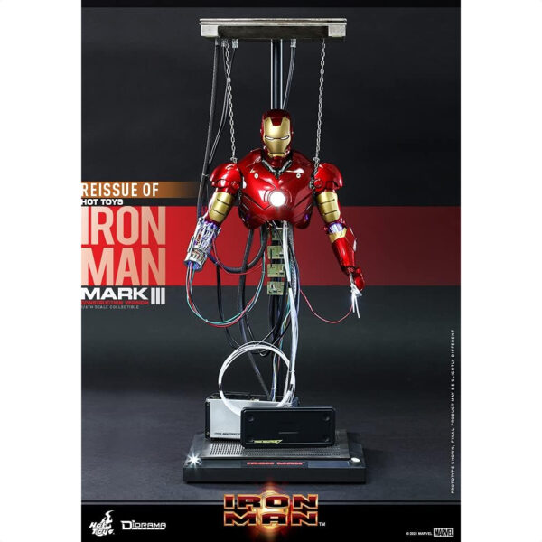 Hot Toys Diorama Figure Movie Masterpiece Iron Man Mark 3 Tune Up Version Reproduction 1/6 Scale Rasakan Sensasinya Menjadi Iron Man yang Menakjubkan