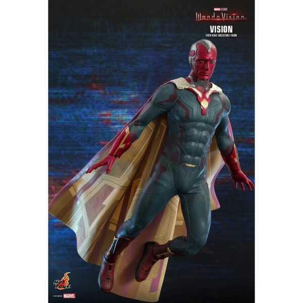 HOT TOYS Wanda Vision TV MASTERPIECE VISION Skala 1/6 Figure Vision yang Menakjubkan