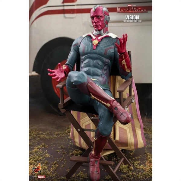 HOT TOYS Wanda Vision TV MASTERPIECE VISION Skala 1/6 Figure Vision yang Menakjubkan