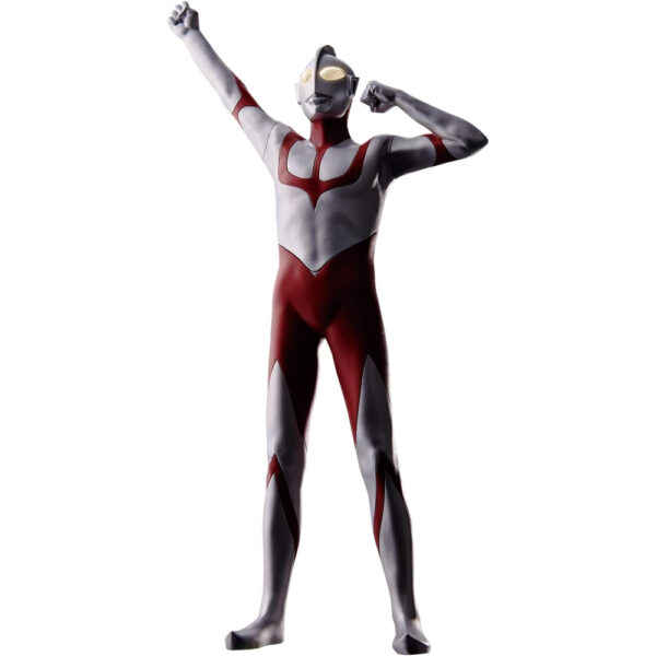 Bandai Mega Light Heroes Ultraman (Shin Ultraman) Pahlawan Mega Cahaya 200mm
