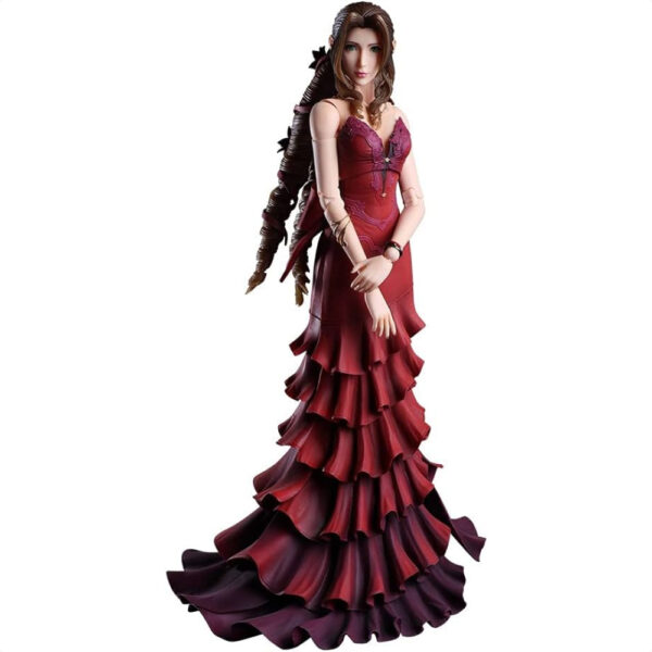 Square Enix Final Fantasy VII Remake PLAY ARTS Kai Aerith Gainsbourg Dress Ver 250mm Figur Aksi yang Menawan