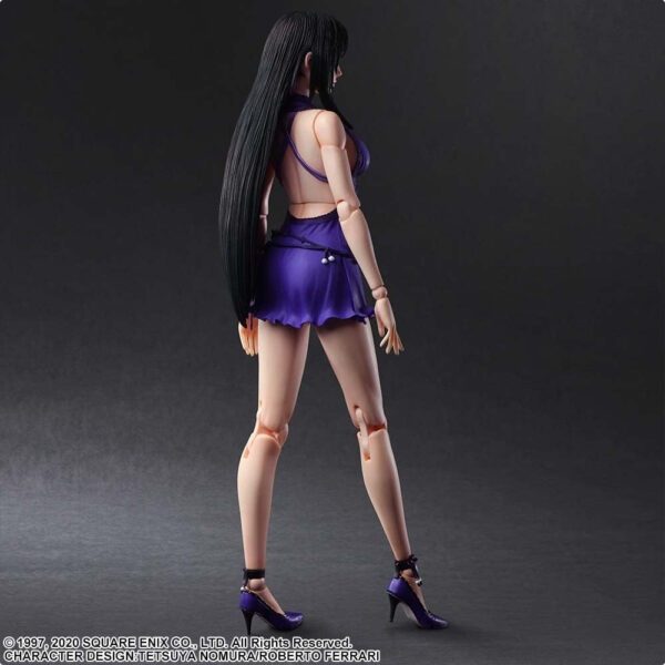 Square Enix Final Fantasy VII Remake PLAY ARTS Kai Tifa Lockhart Dress Ver 250mm Figur Aksi yang Memukau!