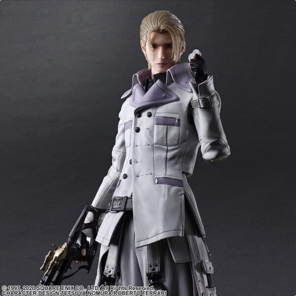 Square Enix Final Fantasy VII Remake PLAY ARTS Kai Rufus Shinra 267mm: Figur Aksi yang Menakjubkan!