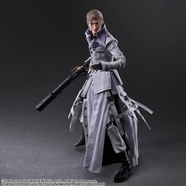 Square Enix Final Fantasy VII Remake PLAY ARTS Kai Rufus Shinra 267mm: Figur Aksi yang Menakjubkan!