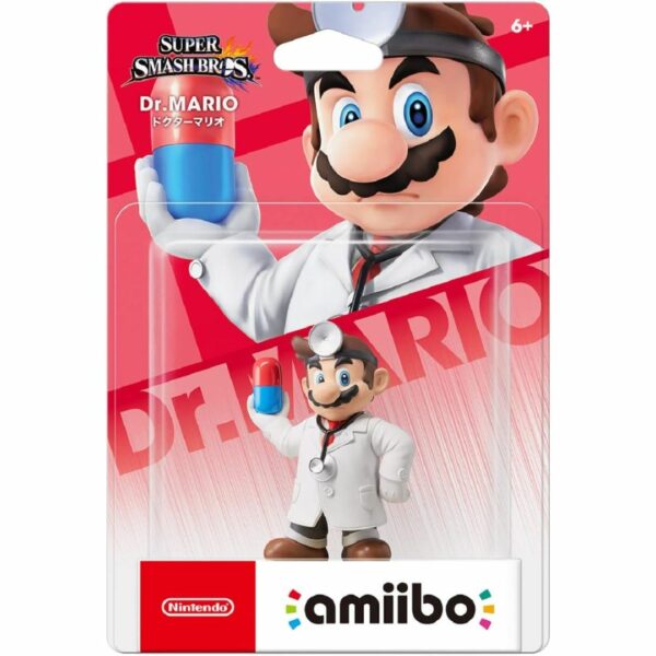 Nintendo Amiibo Dr Mario Figure (Super Smash Bros. Series) (Nintendo Wii U, Nintendo 3DS) Stok Terbatas  !!