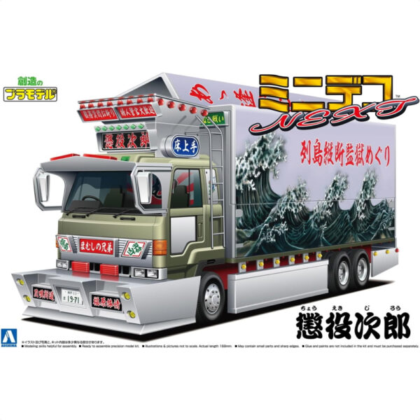 AOSHIMA 1/64 Mini Deco NEXT No. 5 Jiro Imprisoned Truk Dekorasi Unik dan Menggemaskan!