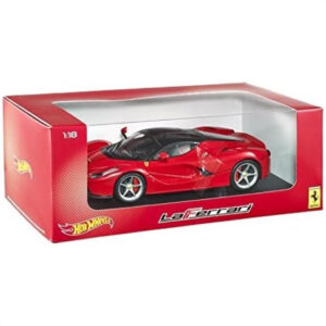 MATTEL 1/18 Hot Wheels Elite Heritage LaFerrari / Matte Black BLY53 Replika Mobil Istimewa Ikonik Skala 1:18!