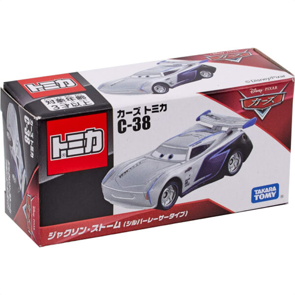 Disney Cars Tomica C-38 Jackson Storm (Silver Racer Type) Hadiah Istimewa untuk Penggemar Mobil Disney!