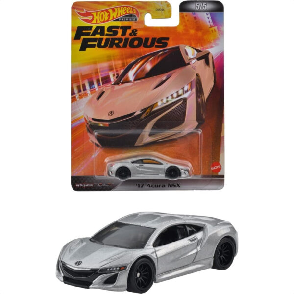 Mattel Hot Wheels Fast and Furious 17 Acura NSX '17 HCP30 Retro Entertainment Mobil Keren Spesial untuk Semua!